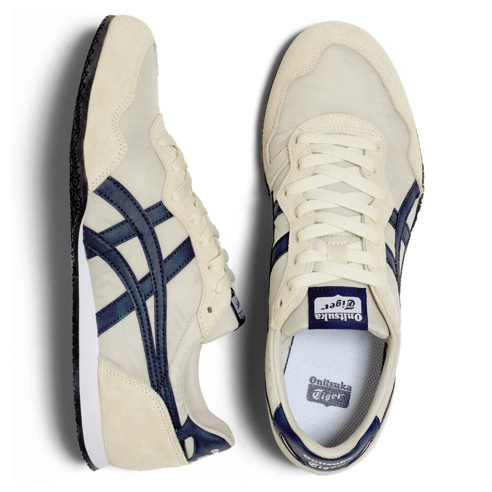 Onitsuka Tiger Serrano Mens 12 46.5 Birch Peacot 1183B400 Retro Classic Sneakers